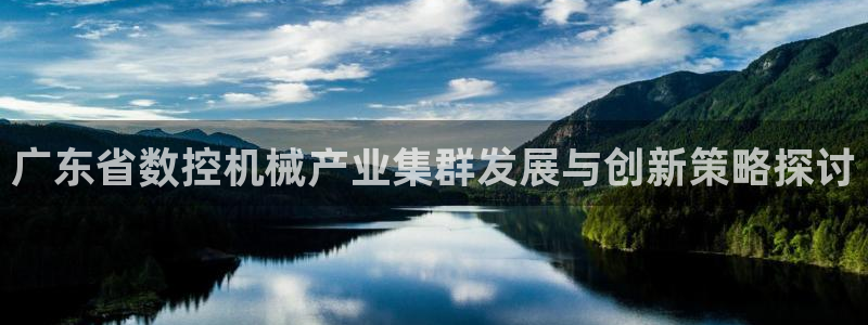 天辰娱乐测速:广东省数控机械产业集群发展与创新策略探讨